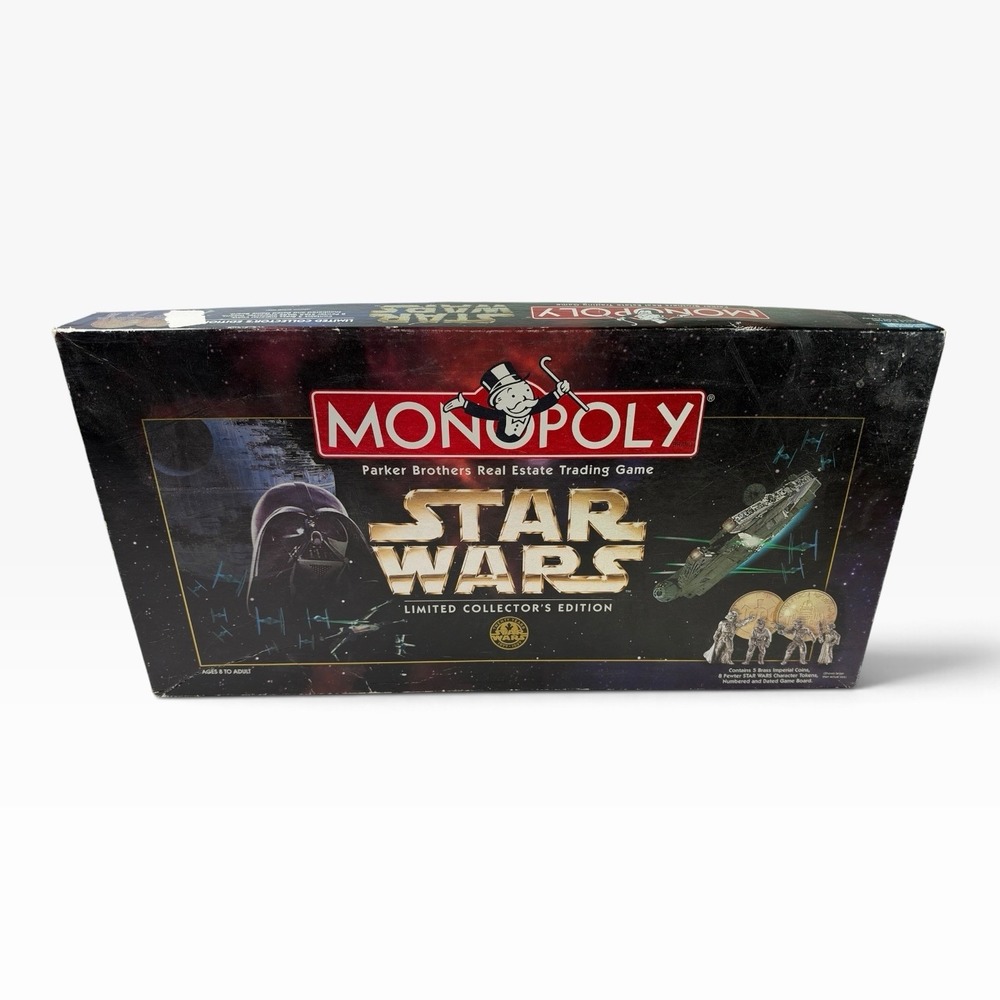 Star Wars Monopoly Limited Collector's Edition 1996 Parker Brothers Board Game